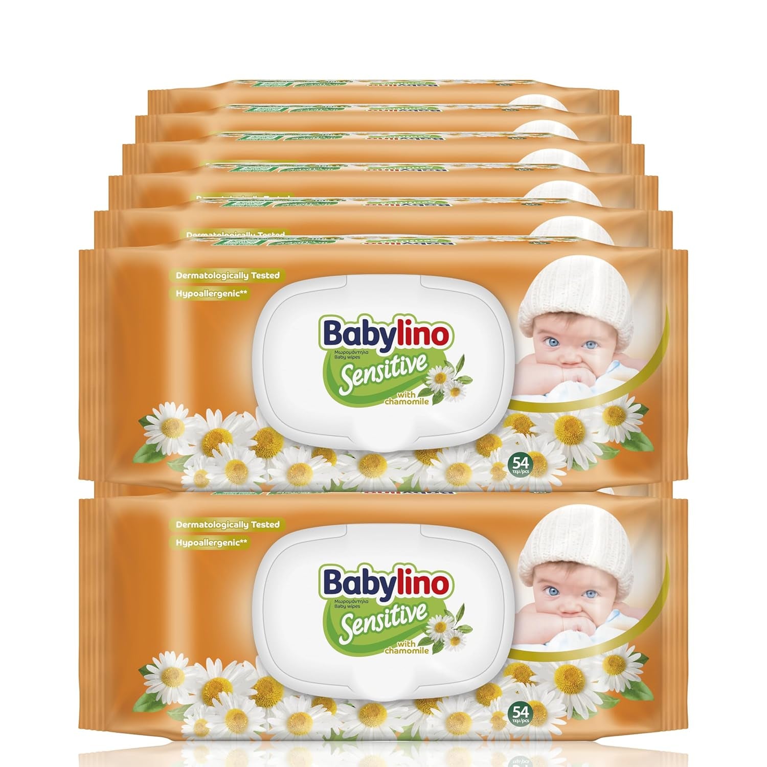 Salviette per neonati sensibili, 0% di profumo, 98% di formula naturale che ripristina l'equilibrio del pH della pelle, Sigillo di freschezza, 54 salviette