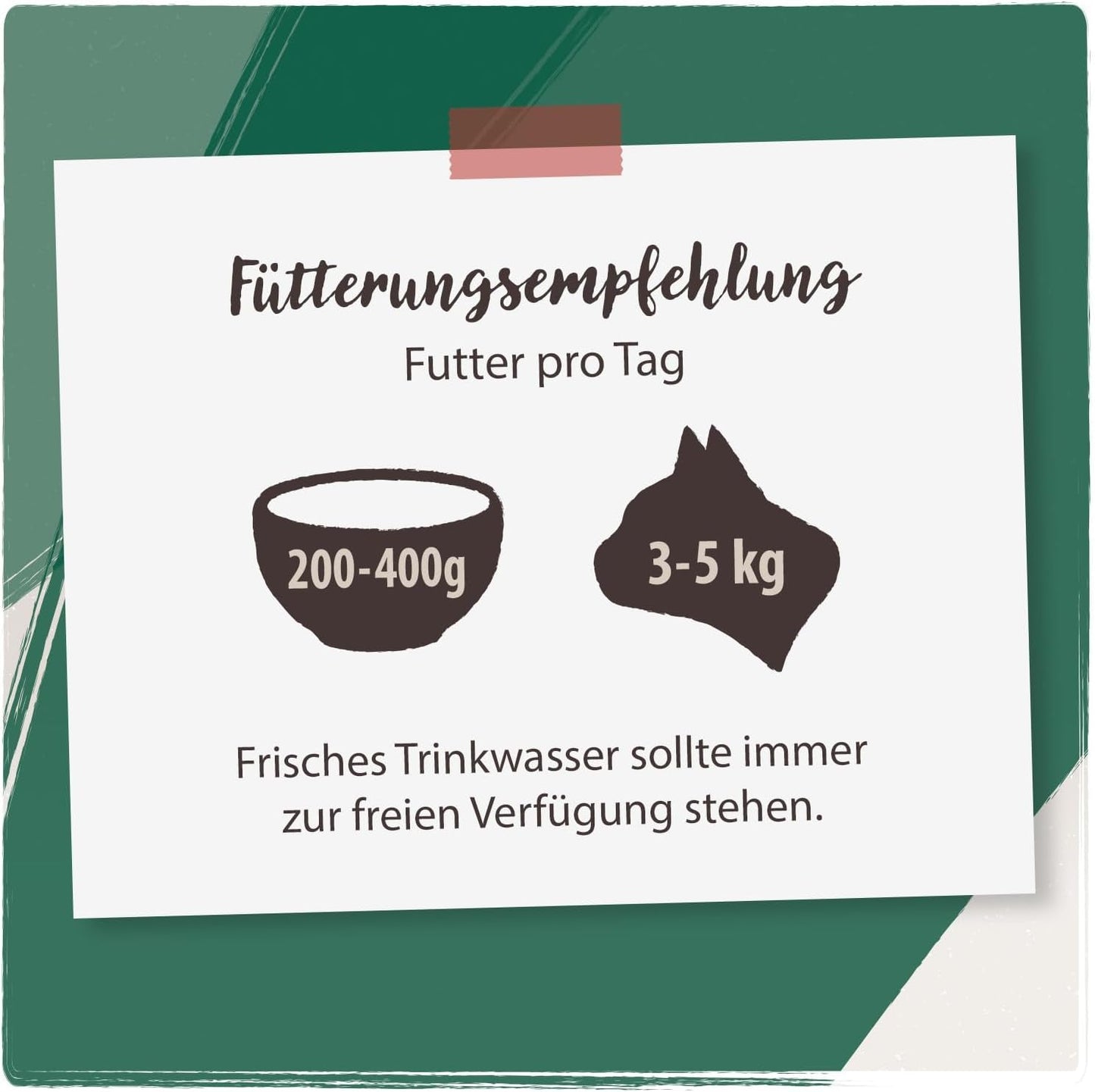 Venandi Animal Premium Nassfutter für Katzen, Probierpaket II, Pollo + Coniglio, Kalb, Tacchino, 6 x 400 g, getreidefrei und naturbelassen, 2,4 kg