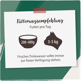 Venandi Animal Premium Nassfutter für Katzen, Probierpaket II, Pollo + Coniglio, Kalb, Tacchino, 6 x 400 g, getreidefrei und naturbelassen, 2,4 kg