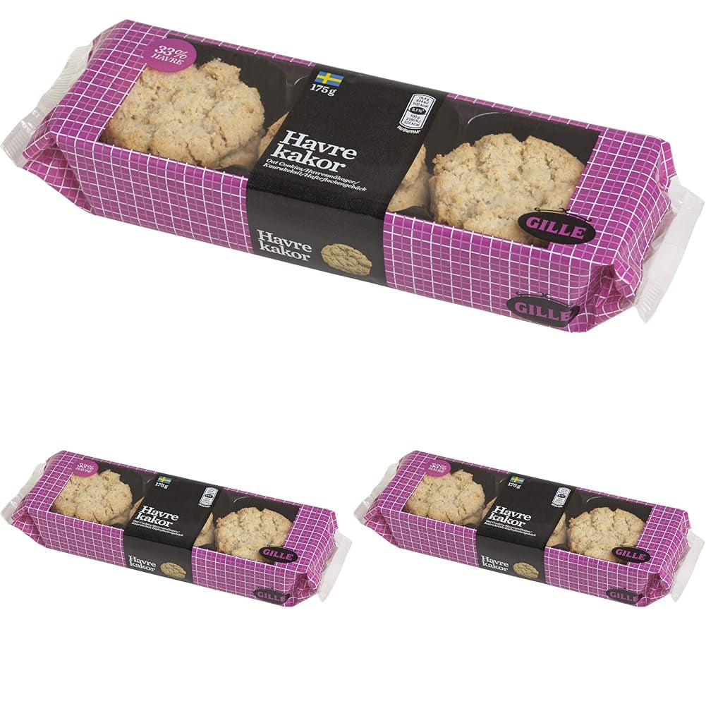 Biscotti d'avena svedesi Gille, 175 g (1 confezione)