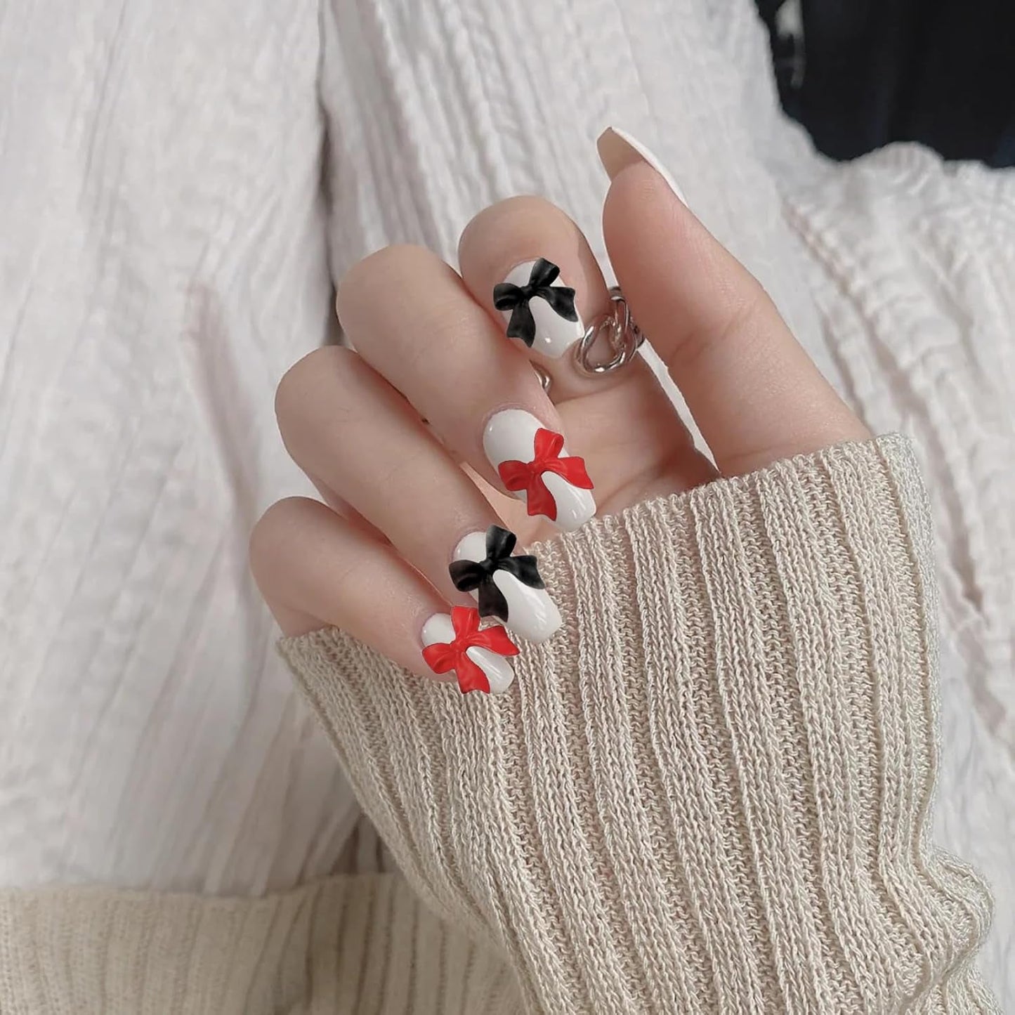 500 pezzi 3D Nägel Charm Schleifen Charms Nägel Nail Art Charms Schleife Nagel Charms Nägel Nail Art Schleifen Nageldekorationen Mit Aufnahmewerkzeug Für Frauen und Mädchen Nagel-Diy-Zubehör