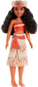Mattel DISNEY Vaiana - Bambola alla moda articolata con vestito glitterato, fascia per capelli e collana staccabili, per bambini dai 3 anni in su, HPG68
