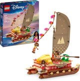 LEGO® Disney Moana 2: La zattera delle avventure di Vaiana - Barca giocattolo con vele, ponte rimovibile, falò e 3 mini-doll tra cui Loto e Moni - Regalo per ragazze 6+ e fan - 43270 Set da costruzione Beuche den LEGO-Store Titolo predefinito