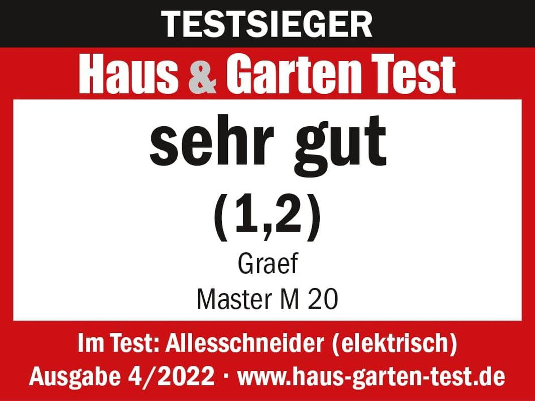 GRAEF Master M20EU Multi-affettatrice in acciaio inox, argento Trituratori e Affettatrici Naty Shop