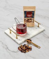 Tè Larico Tè naturale alla frutta Früchtchen Mix Fragole di bosco Euphorie 50 g/Tè sfuso di alta qualità/Tè sfuso naturale