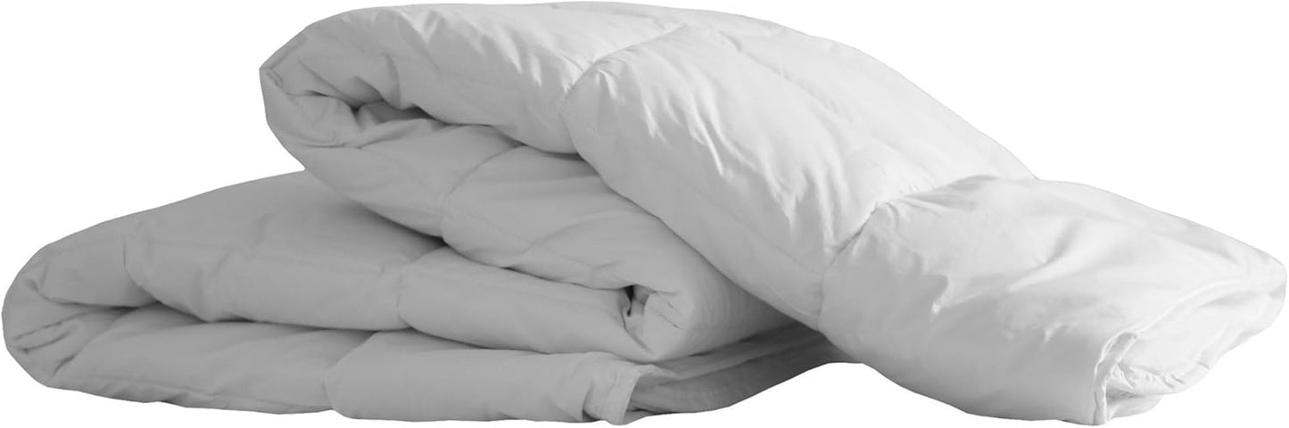 Trapunta Silentnight Morbida come Seta, 10.5 tog, per letto matrimoniale, bianca, microfibra, bianco, king size Piumini e Trapunte Naty Shop