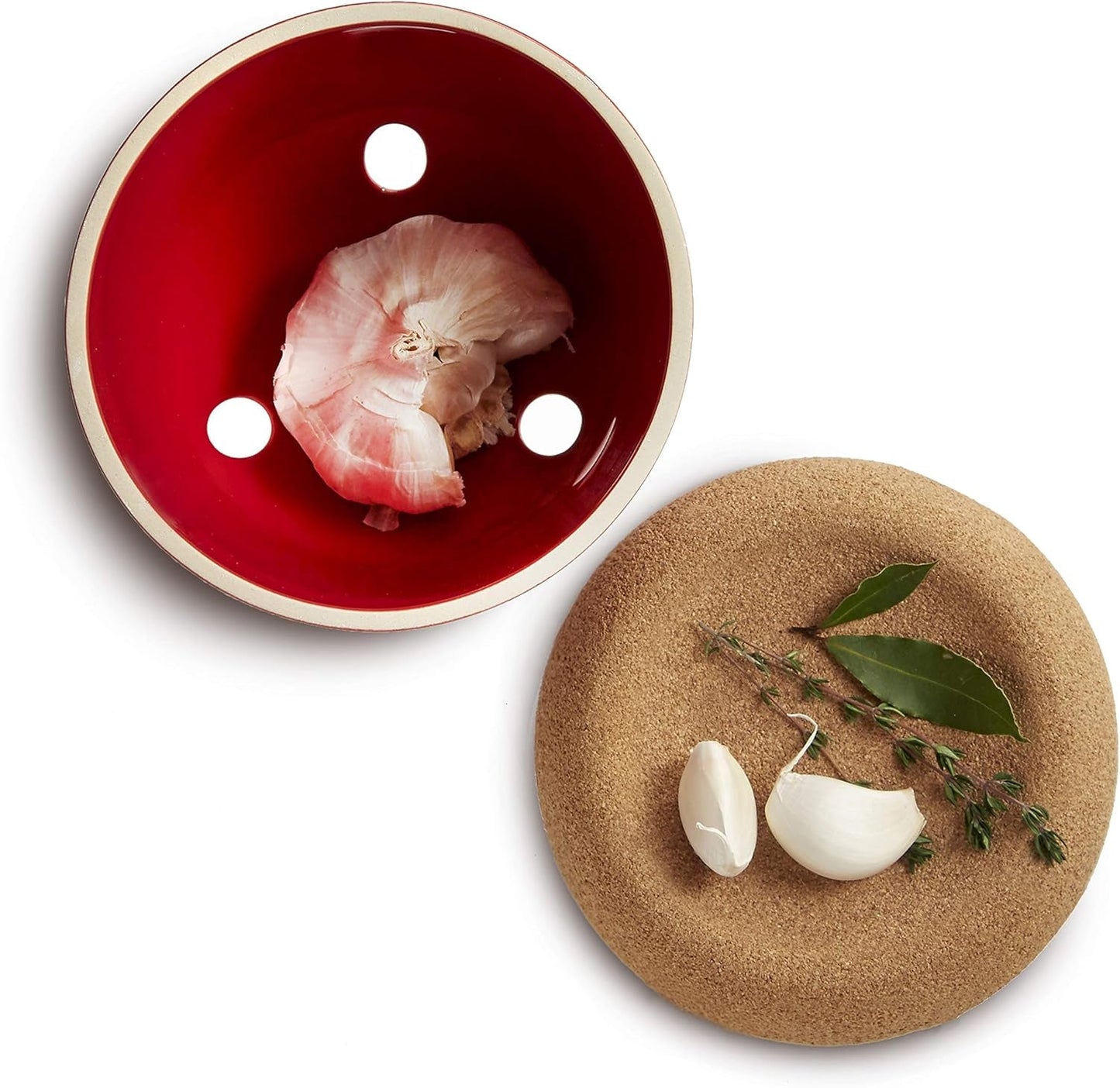 EH348763 Pentola per aglio, ceramica, 14,6 x 14,6 x 13,4 cm, ceramica, Grand Cru, 14,6 x 14,6 x 13,4 cm Scatole per alimenti Naty Shop