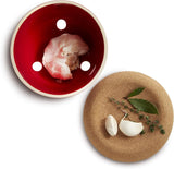 EH348763 Pentola per aglio, ceramica, 14,6 x 14,6 x 13,4 cm, ceramica, Grand Cru, 14,6 x 14,6 x 13,4 cm Scatole per alimenti Naty Shop