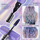 Tintura Per Capelli Istantanea 6 Colori Mascara Temporaneo Per Ragazze E Donne Gesso Per Capelli Lavabile Mascara Per Capelli Arcobaleno Tintura Per Capelli Per Carnevale Halloween Cosplay Festa Di Compleanno (A) Naty Shop Tinture Per Capelli