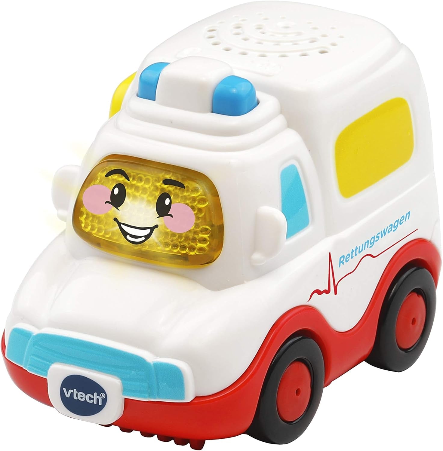 Vtech TUT TUT Baby Flitzer - Ambulanza - Macchinina con musica, pulsante luminoso, frasi e suoni interessanti - Per bambini da 1 a 5 anni, 8,8 x 5,5 x 7 cm Bebe Toys Naty Shop