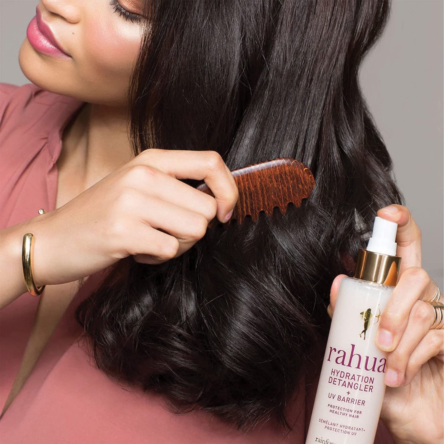 Prodotti districanti per capelli idratanti + barriere UV 193ml Prodotti districanti per capelli Naty Shop