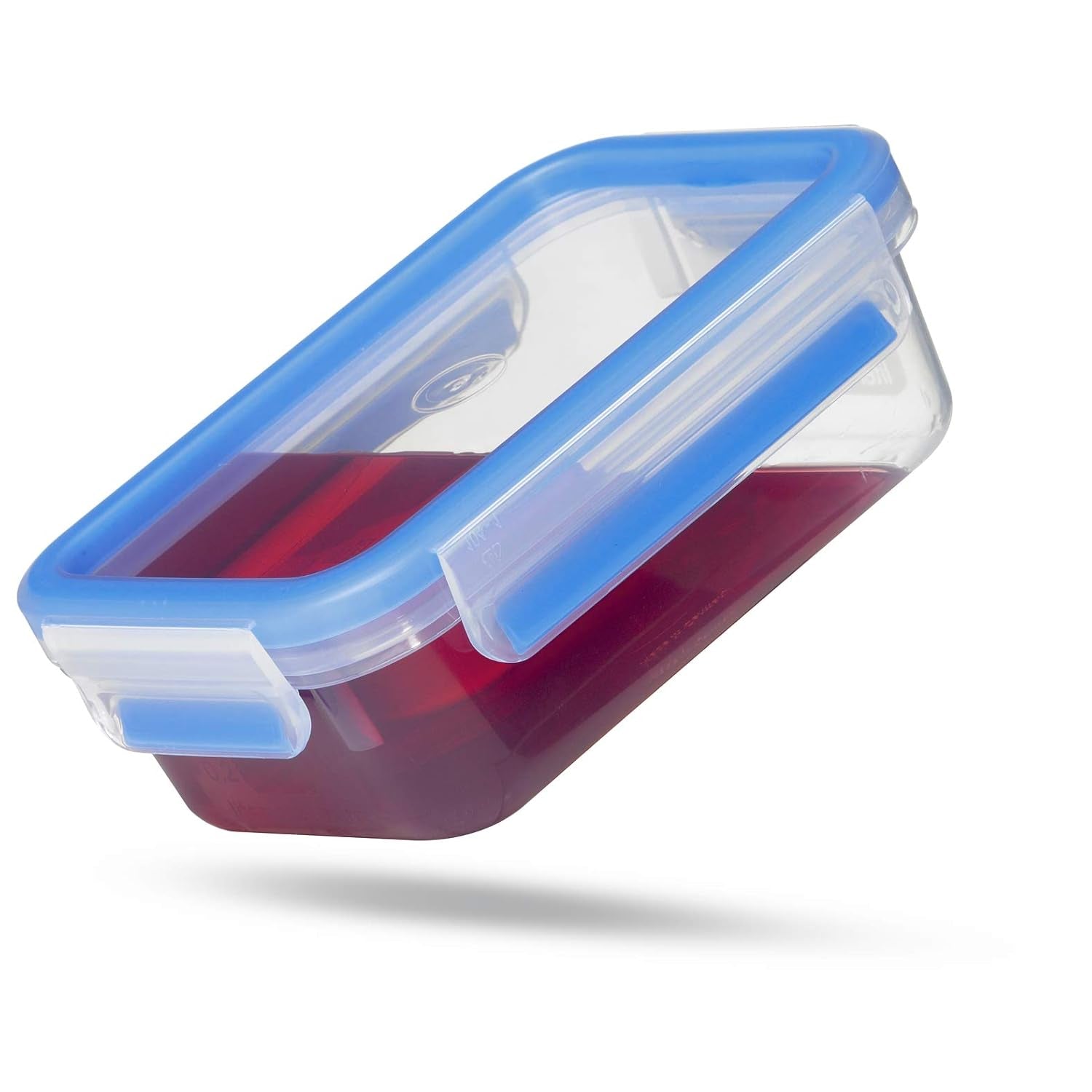 Emsa 508558 Contenitori per alimenti Clip & Close | Set da 3 pezzi | 3 x 1 litro | da -40 a +100 gradi | plastica | Sigillato al 100% | sigillo speciale per la freschezza Scatole per la conservazione degli alimenti Naty Shop