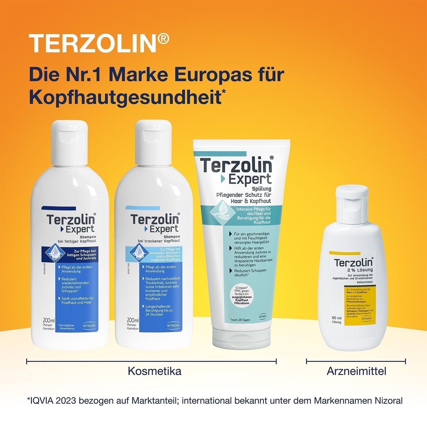 Terzolin Expert Shampoo per cuoio capelluto e capelli grassi, antiforfora, 200 ml Doccia e bagno Terzolin