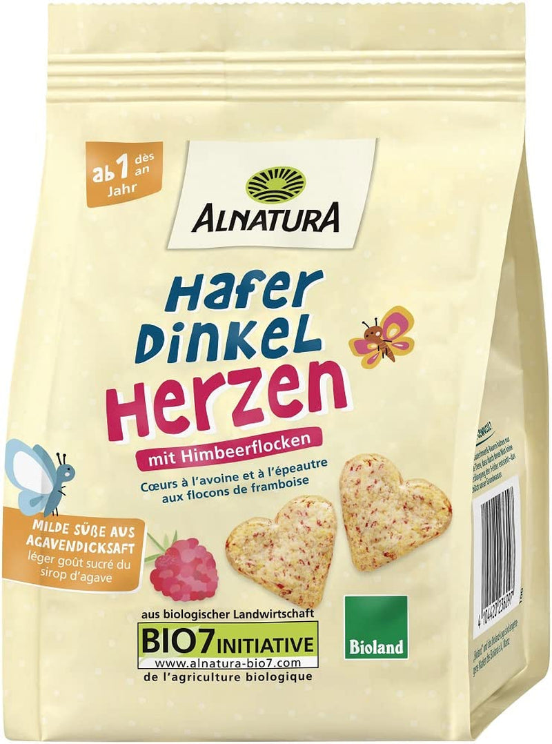 Cuori di avena e farro bio, da 1 anno, 125 g