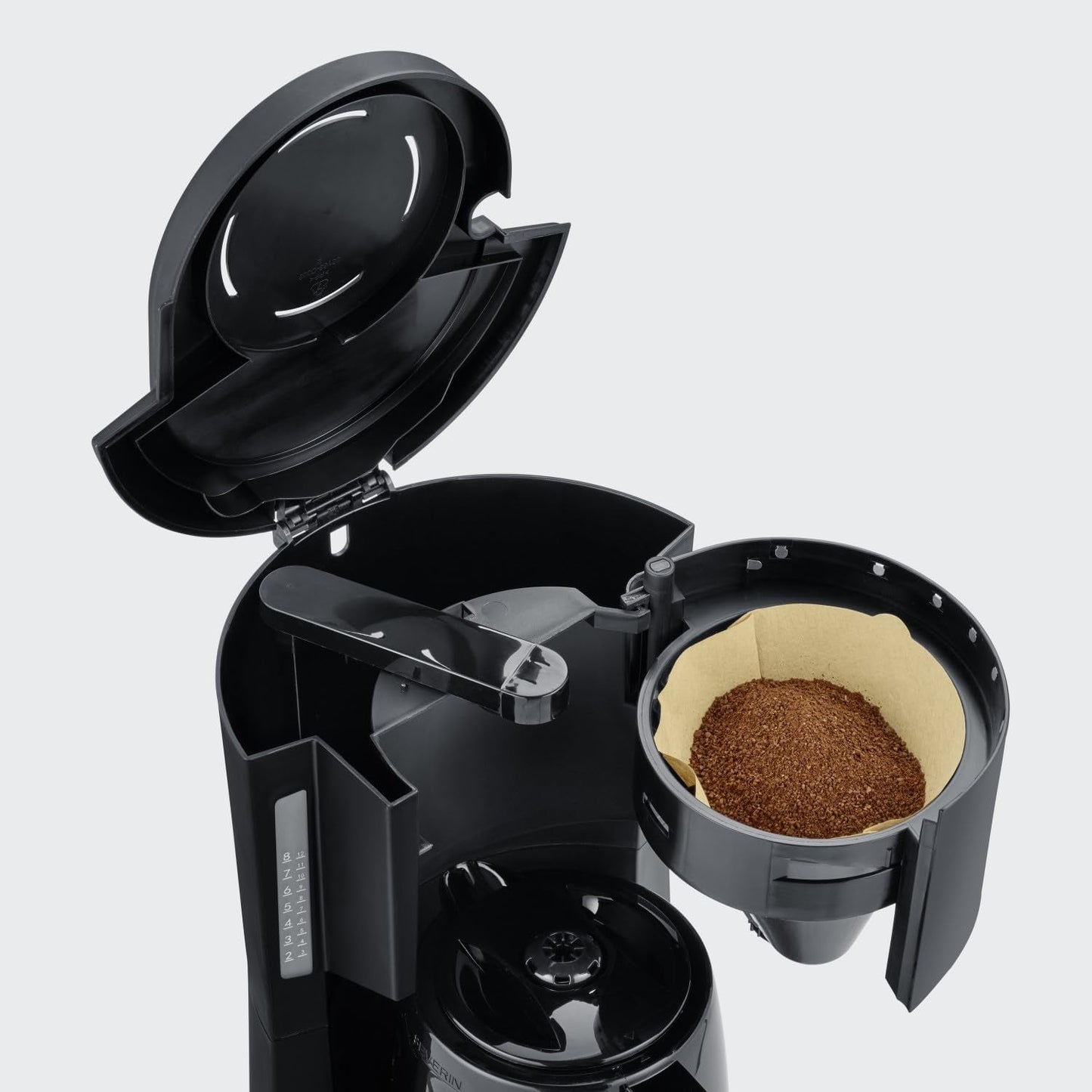 SEVERIN Caffettiera con filtro con caraffa termica, Caffettiera fino a 8 tazze, Attraente macchina con filtro con caraffa termica, Nero, 1 litro, KA 9306