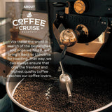 COFFEE CRUISE Santos Kaffeebohnen 1kg - Mittlere Röstung - Aroma Caramel - Für All Kaffeemaschinen - 100% Arabica