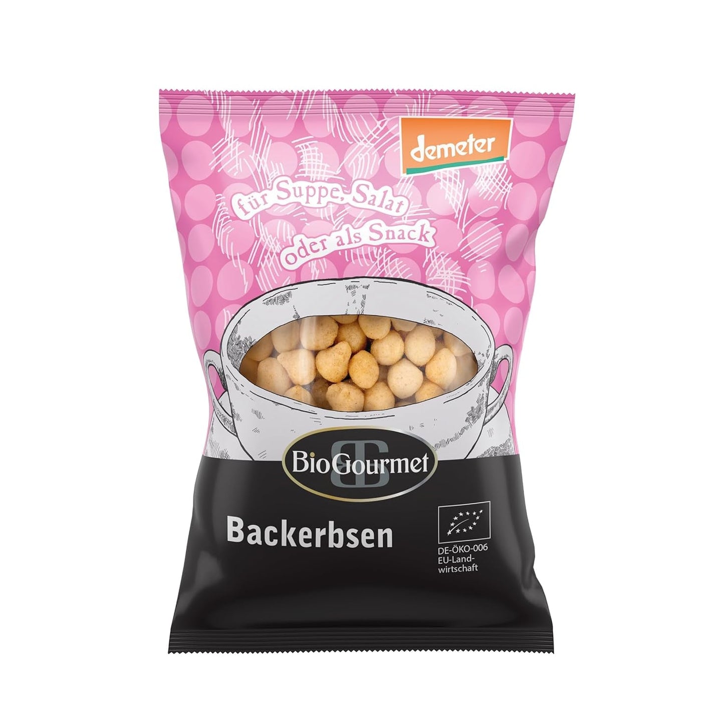 Crostini BioGourmet alle erbe aromatiche, per zuppa, insalata o come spuntino, biologico, Demeter, 100g