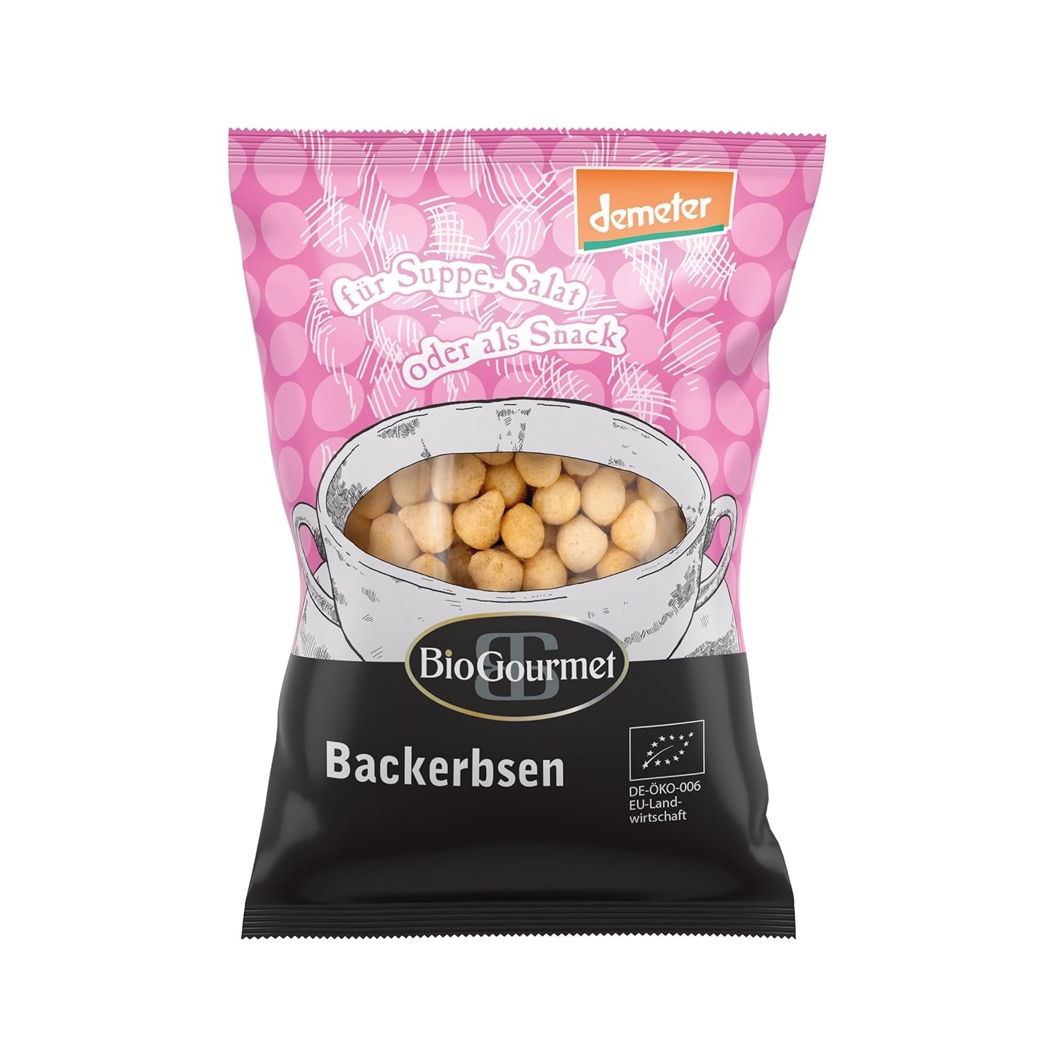 Crostini BioGourmet alle erbe aromatiche, per zuppa, insalata o come spuntino, biologico, Demeter, 100g