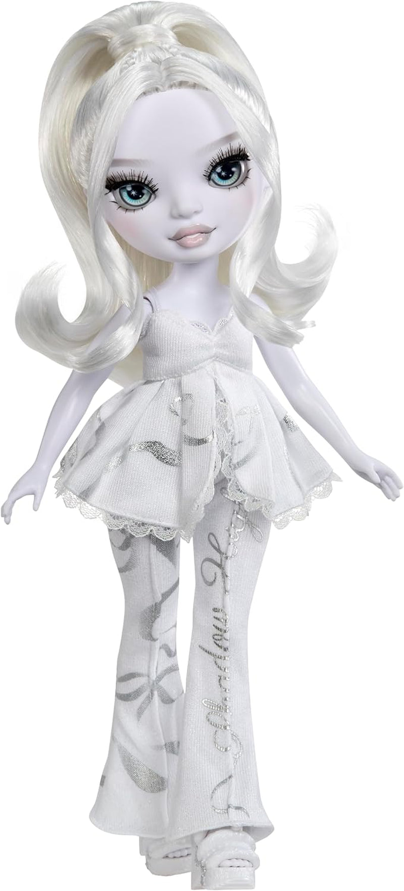 Rainbow High Shadow High Girl's Night Doll - Natasha Zima - bambola fashion da 28 cm nei toni del grigio, capelli bianchi e vestito argento con accessori e pettine - Per collezionisti e bambini dai 6 anni in su