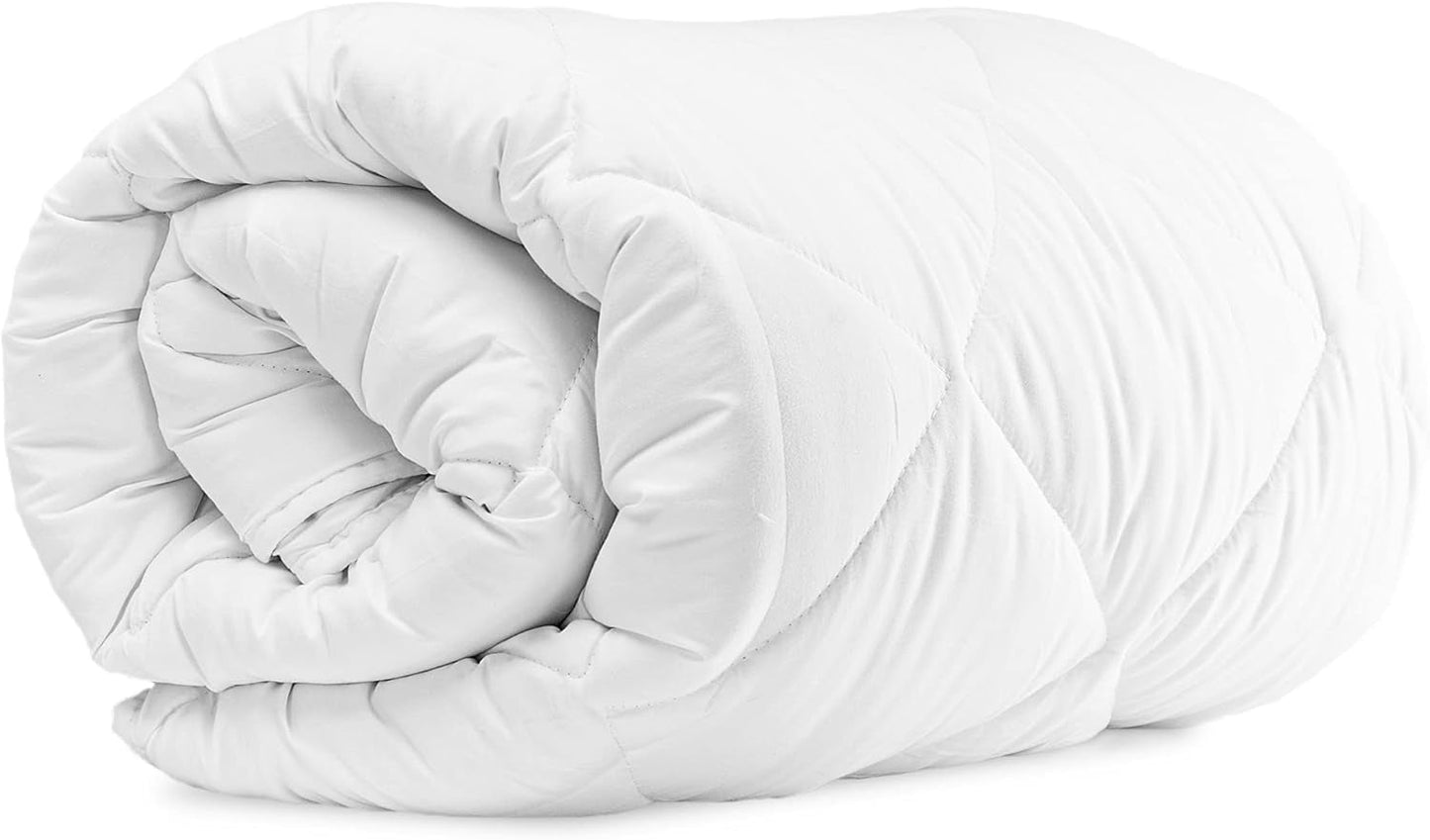 Coperta estiva Komfortec 135X200 cm, 170 g/m², Coperta estiva sottile e leggera, coperta anallergica, Piumini e trapunte bianche Naty Shop 200 X 200 cm Coperta per tutte le stagioni