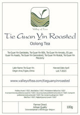 Tè Oolong Tie Guan Yin - Tè blu tostato Ti Kuan Yin China - Tè cinese Wu Long Tieguanyin - Tè blu Tè Olongh Tè Olongo