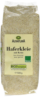 Crusca d'avena biologica con germogli, 500 grammi Cereale Naty Shop