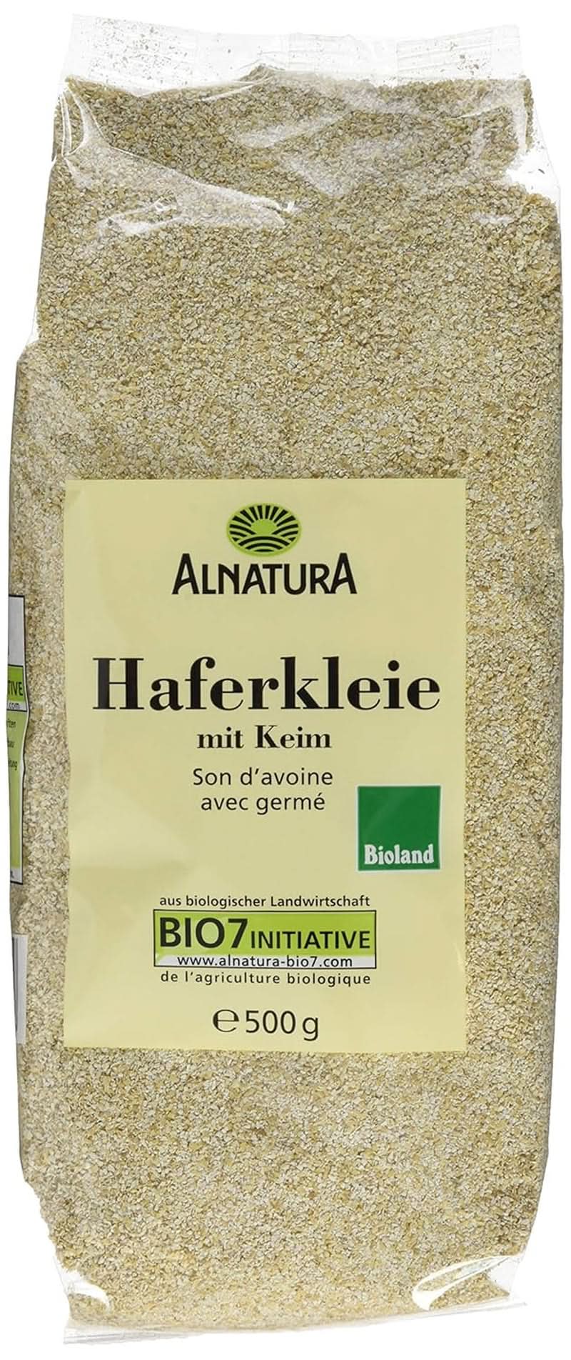Crusca d'avena biologica con germogli, 500 grammi Cereale Naty Shop