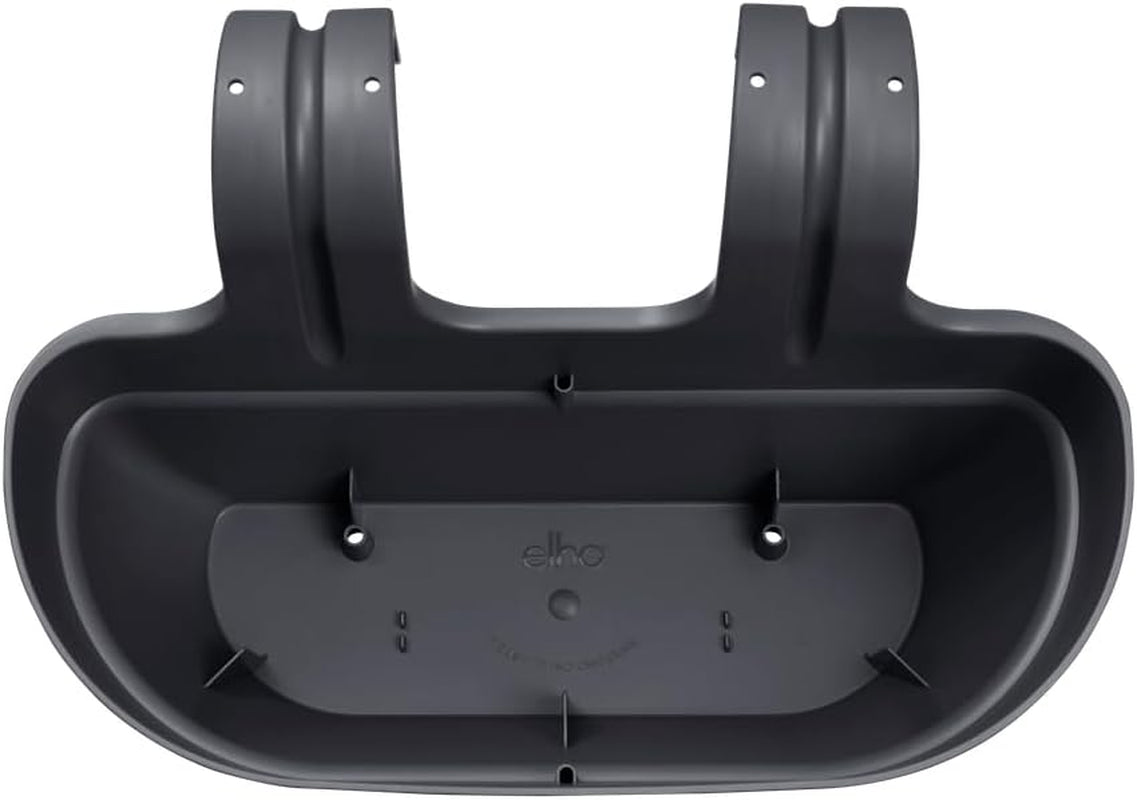 elho Vibia Campana Easy Hanger M 36 - Vaso per balcone ed esterno - Ø 36,0 x H 26,5 cm - Nero/Antracite
