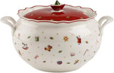 Villeroy & Boch Toy's Delight Terrina, 3 litri, porcellana Premium, bianco/rosso