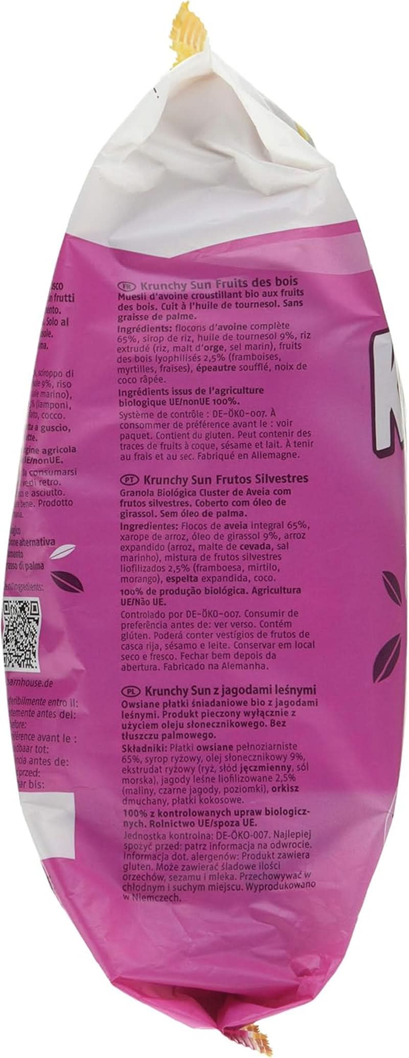 Muesli Barnhouse Krunchy Sun Fruits, 750 grammi Cereal Naty Shop