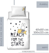 Biancheria da letto per bambini, coniglietto e stelle, cotone Biancheria da letto - bambini Naty Shop