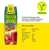 Rauch Happy Day Fragola | Sapore intenso di fragola | Raffinato con mele e limone | 6X 1 litro, Tetra Prisma Bevande analcoliche Naty Shop