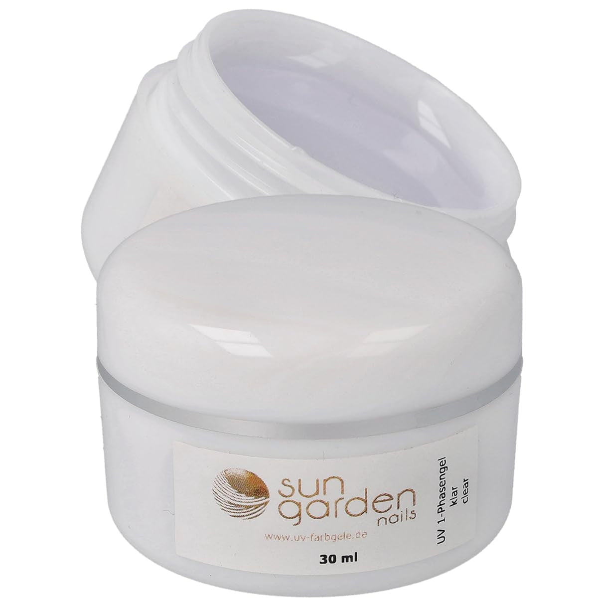 Sun Garden Nails gel trasparente monofasico 30ml + scatola da 100 tip + colla per tip 7ml