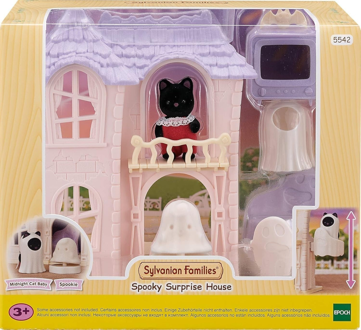 Sylvanian Families 5542 Casa stregata spettrale - Playset per casa delle bambole Case delle bambole Naty Shop