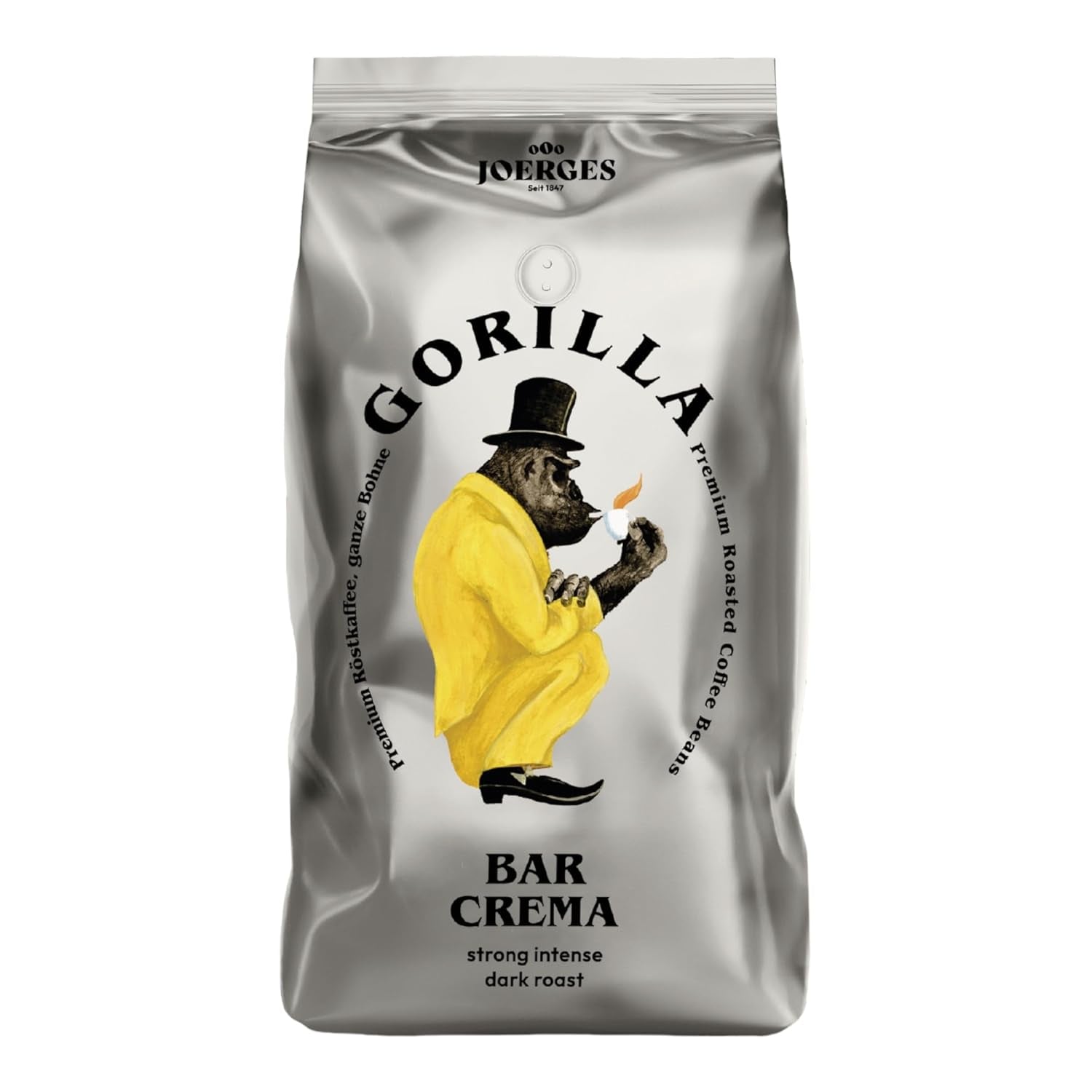 Caffè in grani Gorilla Espresso Bar Crema - 12 confezioni da 1000g ciascuna