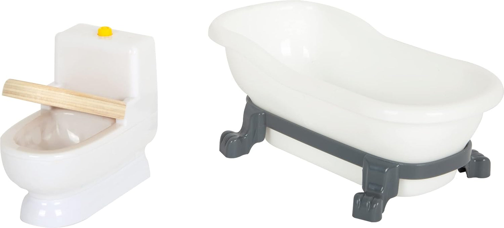 Casa delle bambole Small Foot Casa a schiera in legno a 3 piani con facciata aperta e 12 mobili per 3 anni e oltre 11802 Case delle bambole Bianco Grigio Naty Shop