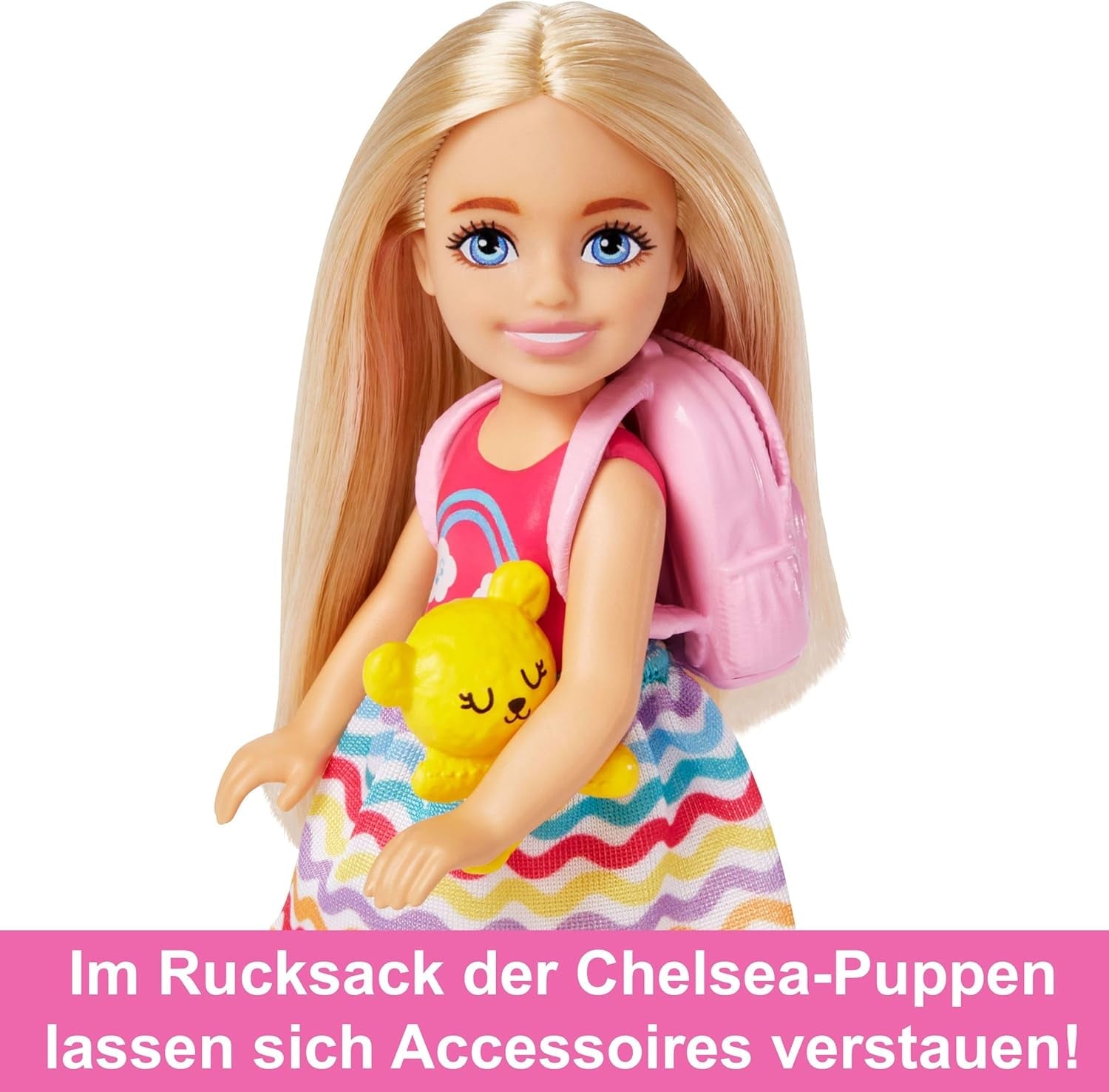 Barbie Chelsea Doll e accessori Set da viaggio per cuccioli da 6 pezzi, inclusa gabbia per cani HJY17