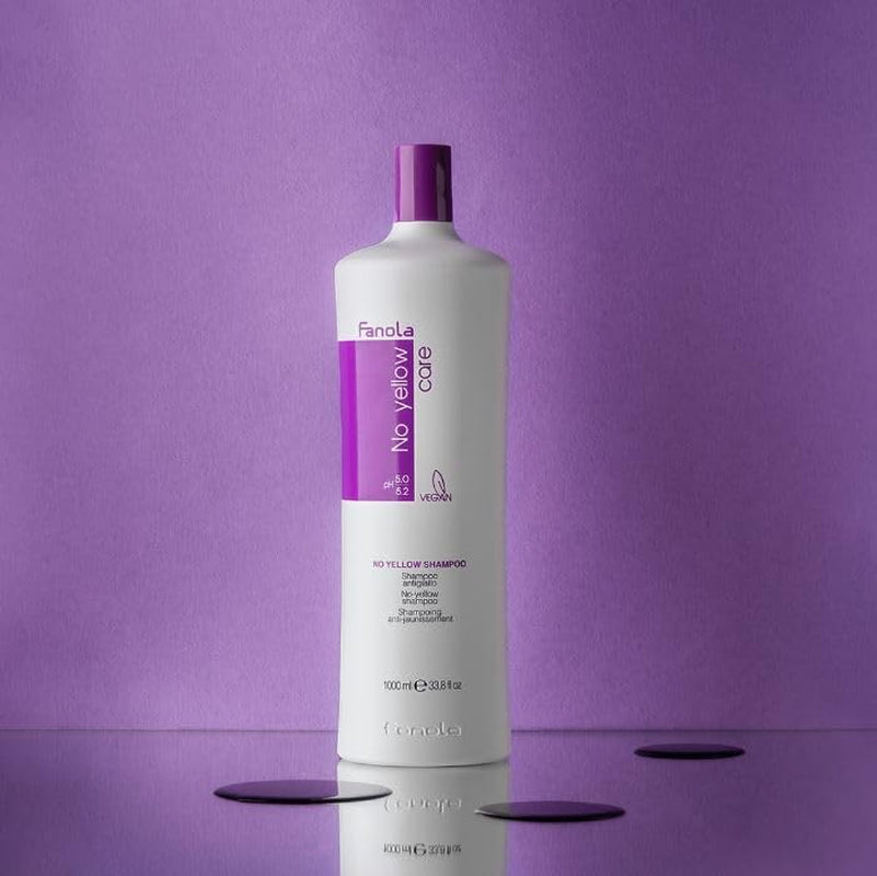 Fanola No Giallo Argento, Shampoo contro macchie gialle, 1000 ml Fanola Bagno e doccia