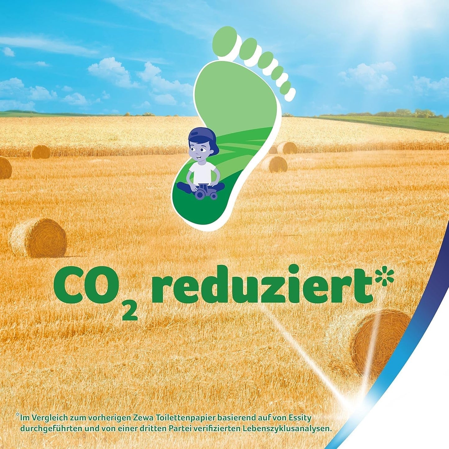 Carta igienica Zewa Proven Camomilla con cannuccia 7X 8 rotoli