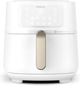 Philips 3000Er Airfryer XL - Tecnologia Rapid Air, frittura con fino al 90% di grassi in meno, capacità 1,2 kg, 6,2 litri, touch screen Elettrodomestici Naty Shop Weiß Connessione wireless e colore bianco 7,2 L