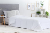 Coperta trapunta 3001 in fibra antiacaro, autunno inverno, 300 GR/M², bianco (tutte le taglie disponibili) (letto 105/120-180 X 220 Cm) Piumini e trapunte Naty Shop