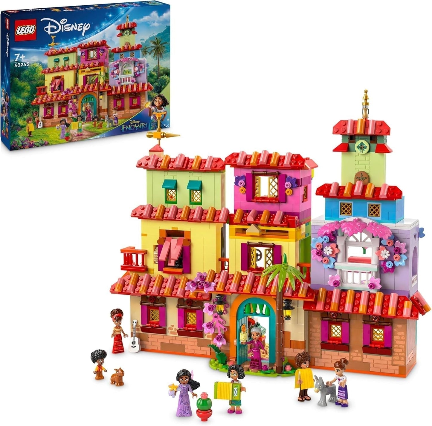 LEGO® Disney Encanto Magical House of Madrigals Casa delle bambole per bambini con Mirabel Play Figure Building Toy per ragazze e ragazzi 7 anni 43245 Set da costruzione Besuche den LEGO-Store Titolo predefinito