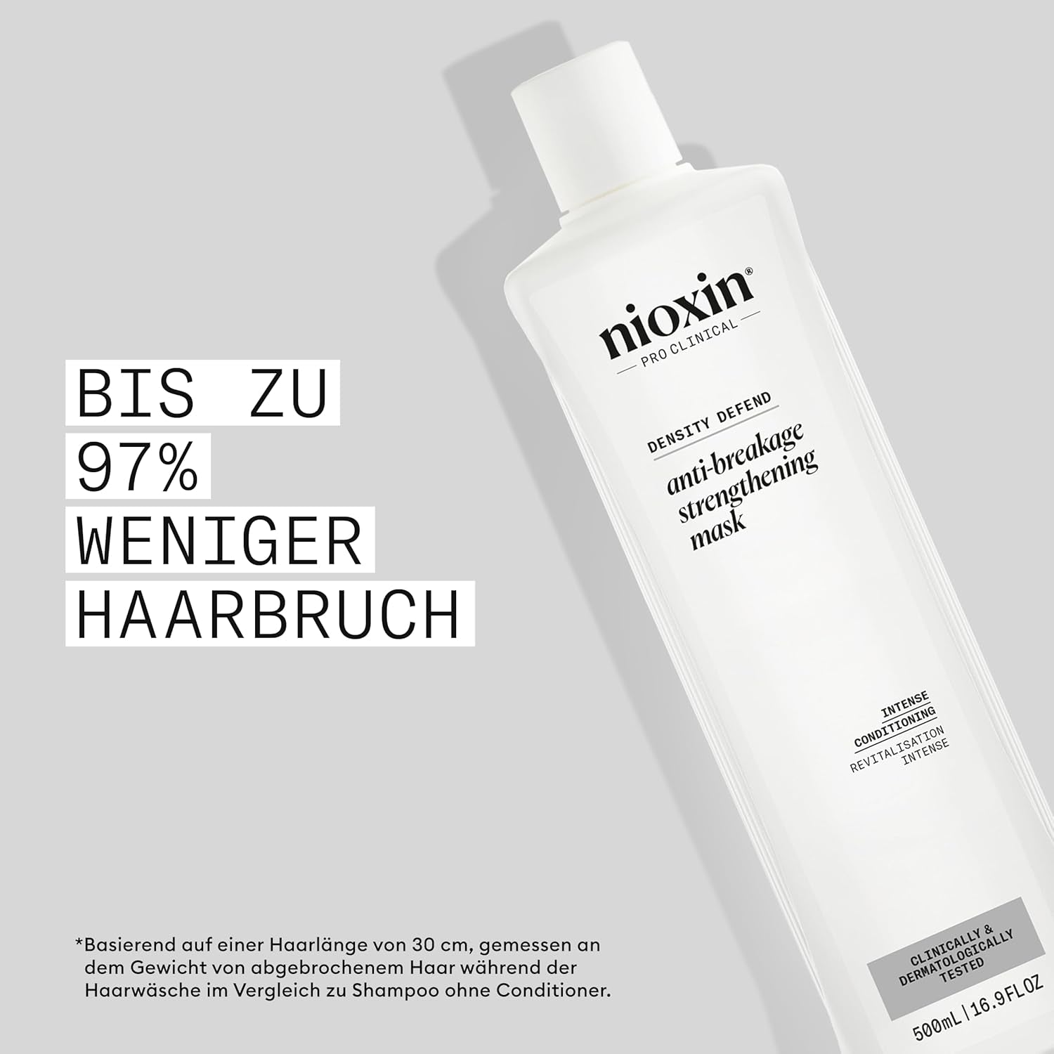Nioxin Density Defend Anti-Breakage Strengthening Hair Mask - Maschera idratante per capelli contro la rottura dei capelli, cura senza risciacquo con vitamina C Maschera per capelli Naty Shop