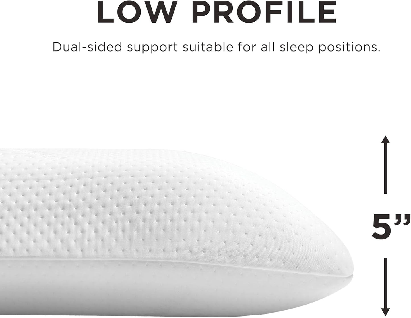 Cuscino Symphony TEMPUR-PEDIC In memory foam, Lussuoso, Morbido, Standard, Bianco Cuscini standard Naty Shop