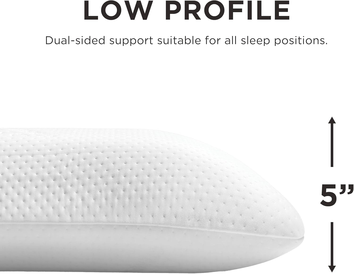 Cuscino Symphony TEMPUR-PEDIC In memory foam, Lussuoso, Morbido, Standard, Bianco Cuscini standard Naty Shop
