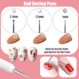 10 Stück Nail-Art-Pinsel, Nagel-Gel-Nagellack-Malpinsel, Zeichenstift, Nagel-Liner-Pinsel und Nagel-Dotting-Stift Für Gel-Nagellack, DIY, Maniküre, Salon Zu Hause
