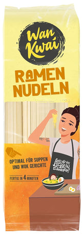 Wan Kwai Ramen Noodles 300g – Sapore autentico per la cucina asiatica. Versatile, veloce da preparare, ingredienti di alta qualità. Ideale per zuppe e piatti wok.