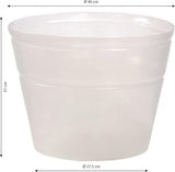 Supporto per pentole Dehner, flessibile, Ø 40 cm, altezza 31 cm, plastica, trasparente