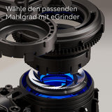 Macchina per caffè espresso automatica Siemens EQ900, ampio schermo a colori TFT, 2 contenitori di chicchi, 36 bevande calde e fredde, caffè freddo, super silenziosa, funzione due tazze, controllo app, acciaio inossidabile, TQ907D03