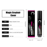 Penna per tintura per capelli usa e getta marrone nero Copertura istantanea per radice grigia Penna per stick color crema per capelli Copertura temporanea veloce Capelli bianchi Tintura per capelli Naty Shop